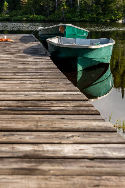 istock Fishing lake in early morning. 1201325995