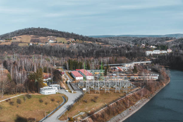 istock Aerial view of the Solina Dam 1201335018