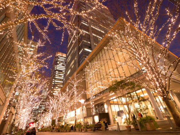 istock Illuminations on Marunouchi Naka-dori in Tokyo 1201337017