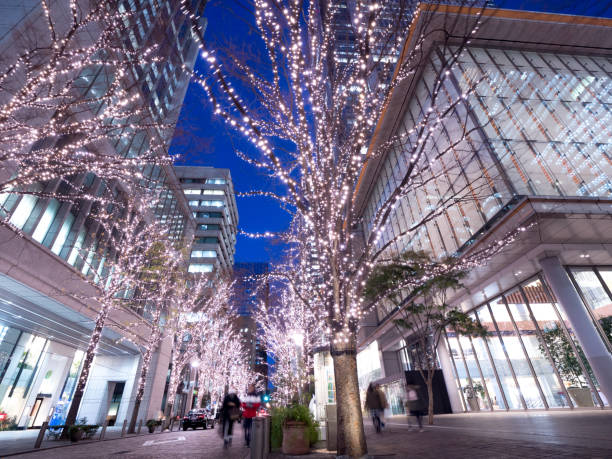 istock Illuminations on Marunouchi Naka-dori in Tokyo 1201337025