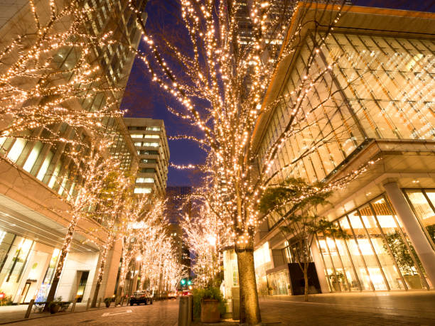 istock Illuminations on Marunouchi Naka-dori in Tokyo 1201337033