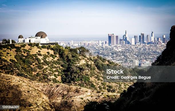 Hollywood Hills Trail Stock Photo - Download Image Now - Los Angeles County, Griffith Park Observatory, California