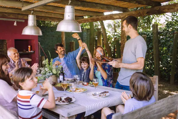 Photo of a round of applause for the rotisserie