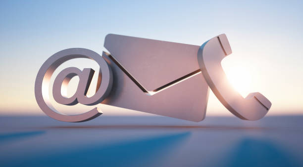 3D communication symbols - Contact Info Symbols