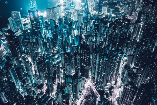 istock View of the Hong Kong at night 1201366894