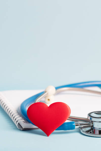 istock Healthcare concept - Stethoscope and a heart 1201367898