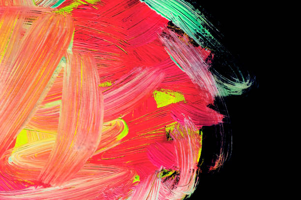 istock Neon acrylic painting 1201371375