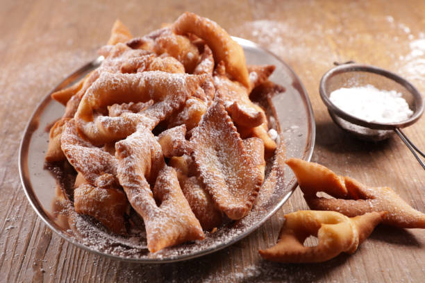 istock traditional french biscuit for carnival, donut- bugne 1201377421