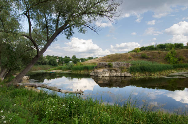 istock Scenic view among the rocks on the river 1201378633