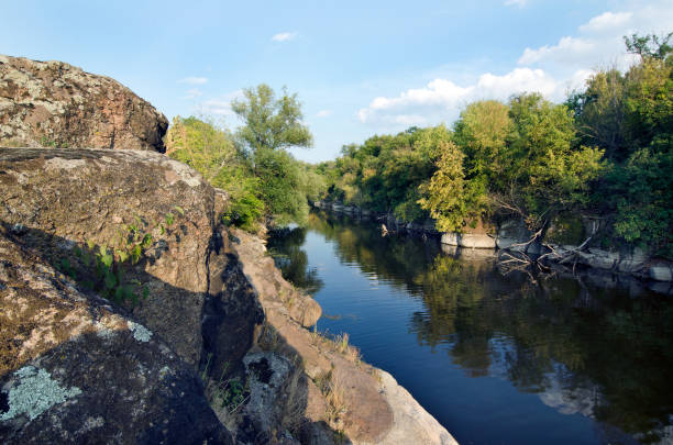 istock Scenic view among the rocks on the river 1201379665