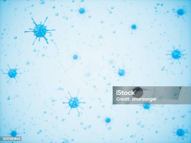 Microscopic Bacteria Stock Photo - Download Image Now - Backgrounds, Virus, Pathogen