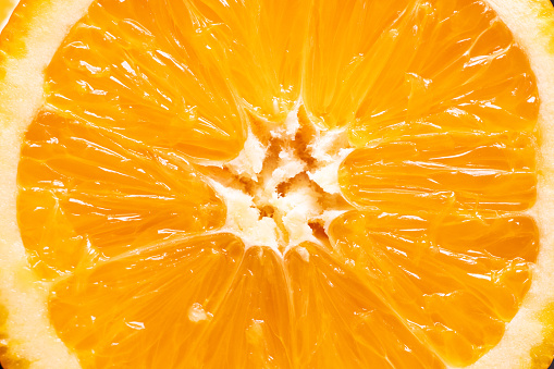 Extreme Close-Up Orange