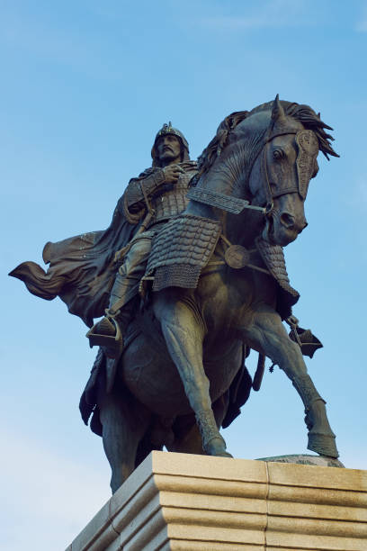 istock Dmitry Donskoy Monument against Blue Sky, Kolomna Kremlin, Russia 1201396221