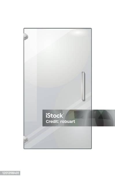 Translucent Door Check Transparent Door On Grey Checkered Background Stock Illustration ...