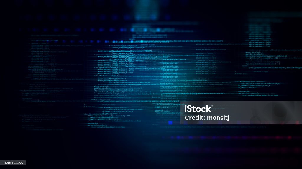 Programming Code Abstract Technology Background Of Software Developer ...