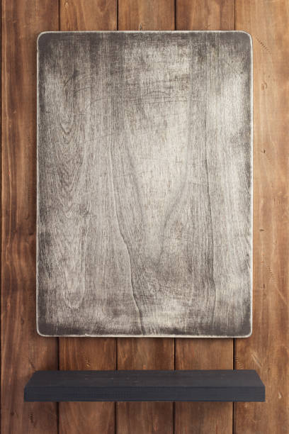 istock nameplate at wooden background texture, on plank board 1201408814