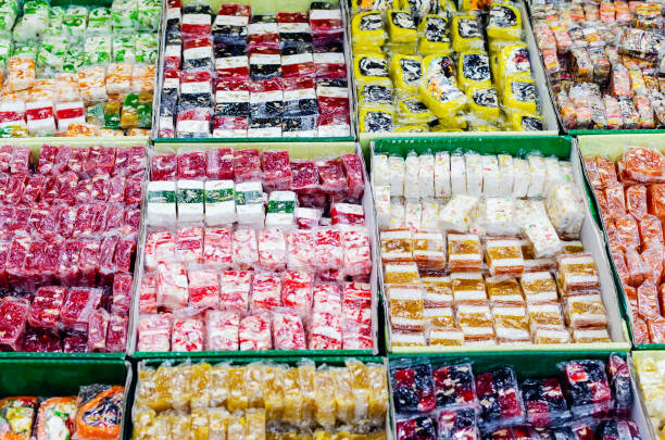 istock Various sweets on the counter of the Egyptian bazaar 1201409379