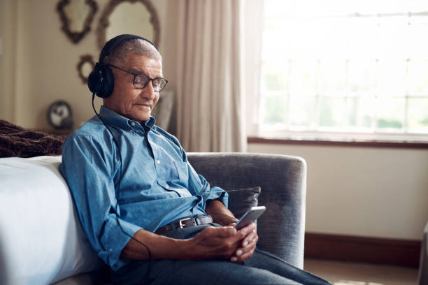 istock Tune out with some relaxing tunes 1201412950