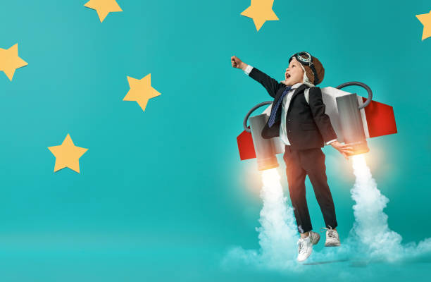 istock child in an astronaut costume 1201420185