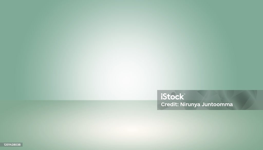 Green abstract background blurred. empty white light gradient studio room. - Royalty-free Plano de Fundo Foto de stock