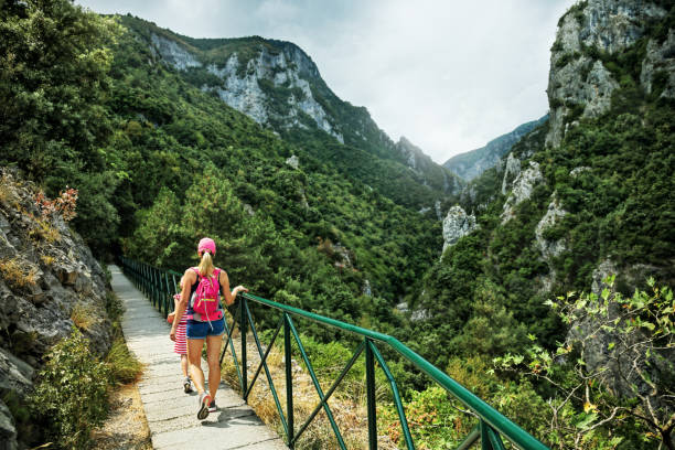 Hiking in the national park