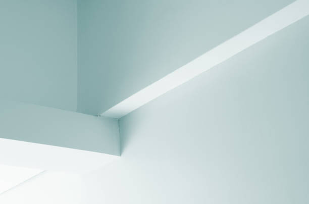 istock Abstract blue toned architecture background photo 1201429760