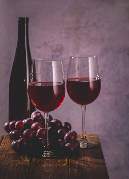 istock Two Glass of Red Wine 1201432293