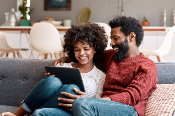 istock Lazy days are better when you have wifi 1201440290