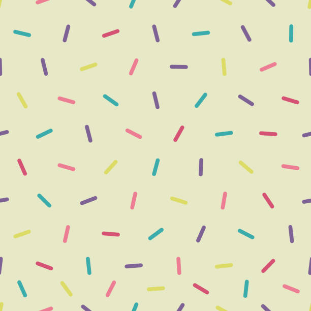 istock abstract sweet colourful sugar confetti glaze on yellow cream seamless pattern, background, texture, wallpaper, banner, label, vector design 1201446219