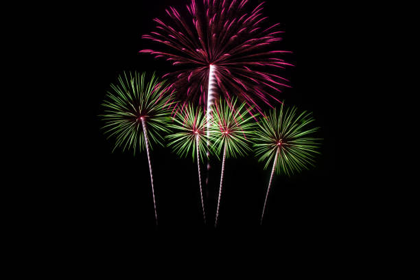 istock Low Angle View Of Firework Against Sky At Night 1201448371