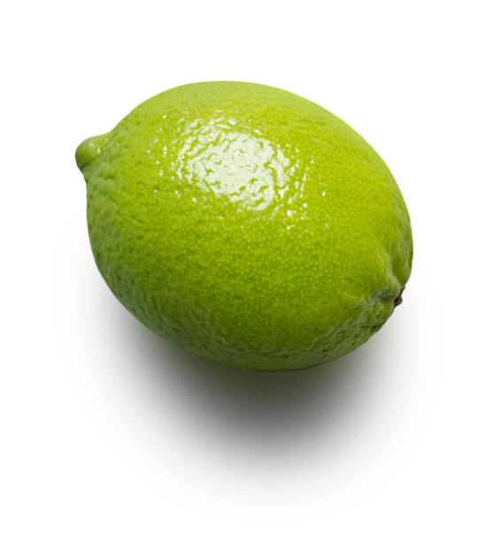 istock Perfect green llime on white 1201451589