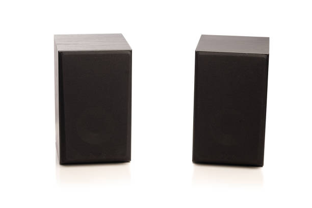 istock audio sound speakers, isolated on white 1201459701