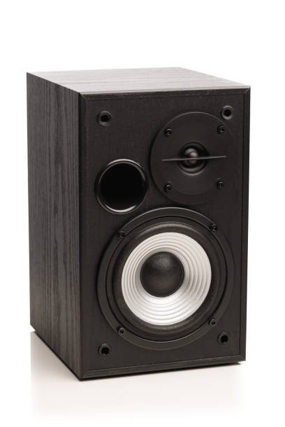 istock audio sound speaker, isolated on white 1201459961