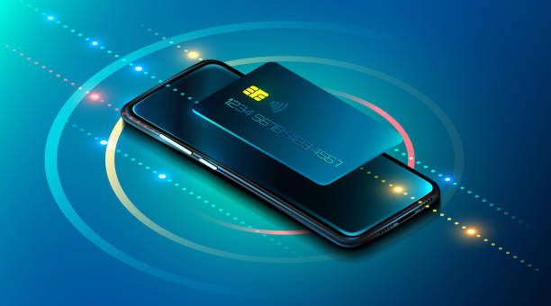 istock Mobile phone and credit card. Internet banking. Online payment security. Protection shopping wireless pay through smartphone. digital technology. 1201462137