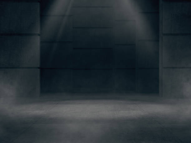 istock Concrete room for display,Platform for design,Blank product stand. 1201479183