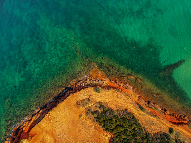 istock Aerial view of Croatian coast. 1201481293