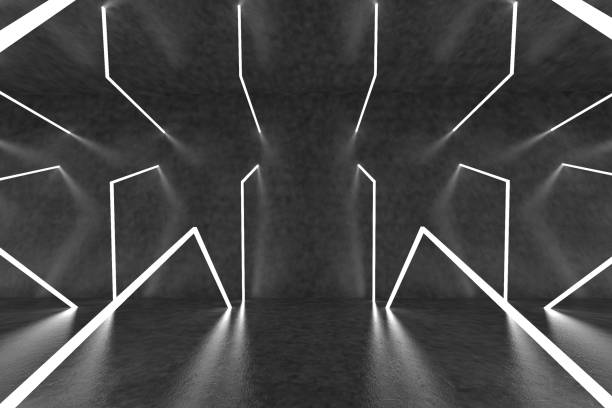 istock 3d rendering of backgrounds abstract. 3d illustration of simple Geometric 1201485863