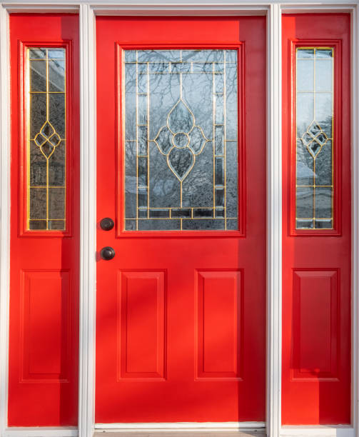 istock Red Door to a House 1201487470