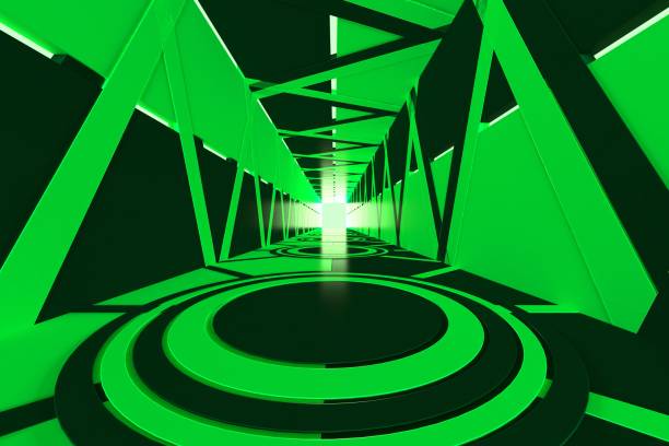 istock 3d rendering of backgrounds abstract. 3d illustration of simple Geometric 1201488084