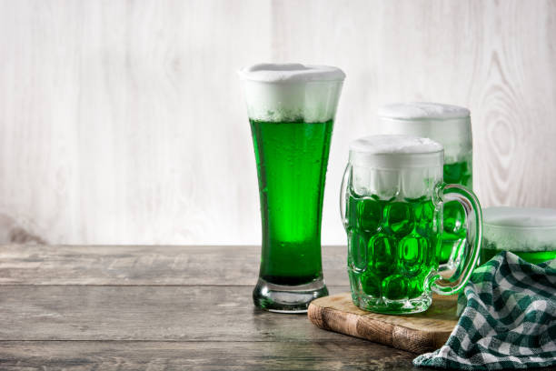 istock Traditional St Patrick's Day green beers 1201491998