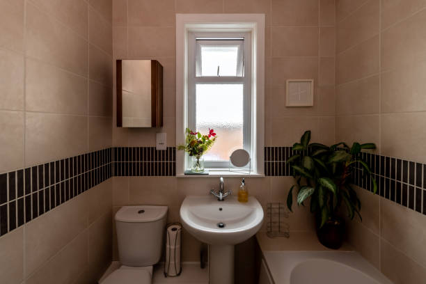 Luxurious remodeled bathroom.