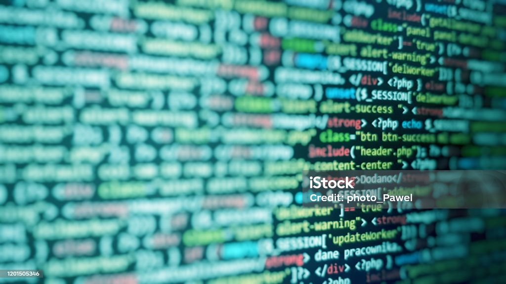 Programming Code Abstract Technology Background Of Software Developer ...