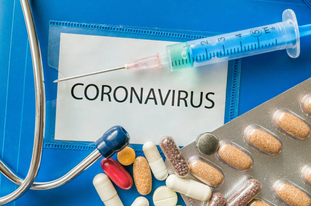 istock Novel coronavirus disease 2019-nCoV written on blue folder. 1201511735
