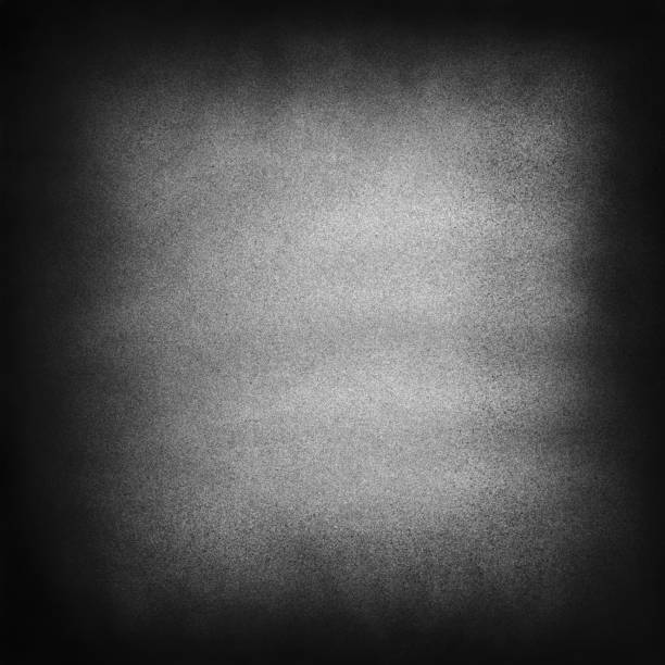 istock Vintage black and white noise texture. Dark splattered background for vignette. Square frame template 1201512865