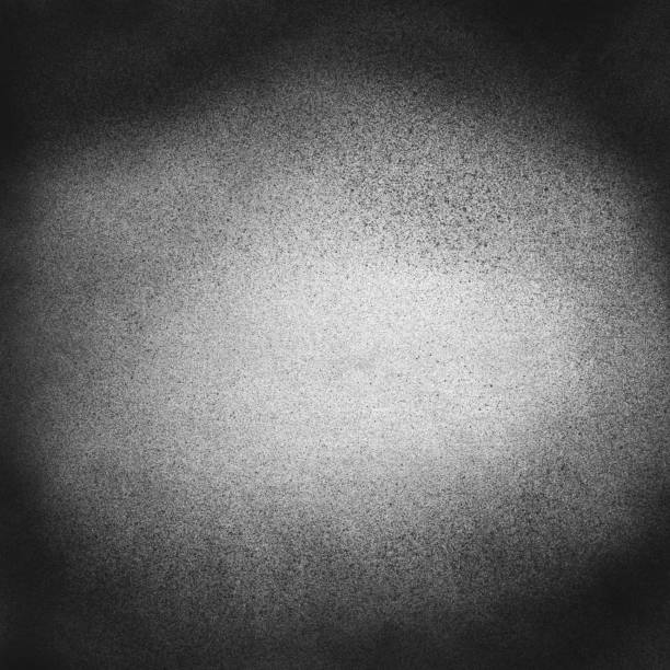 istock Vintage black and white noise texture. Abstract splattered background for vignette. Square frame template 1201512873