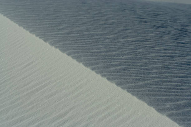 istock Close up image of sand wave patterns on the dunes at White Sands National Monument 1201514241