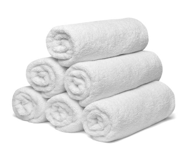 istock towel cotton bathroom white spa cloth textile 1201515752