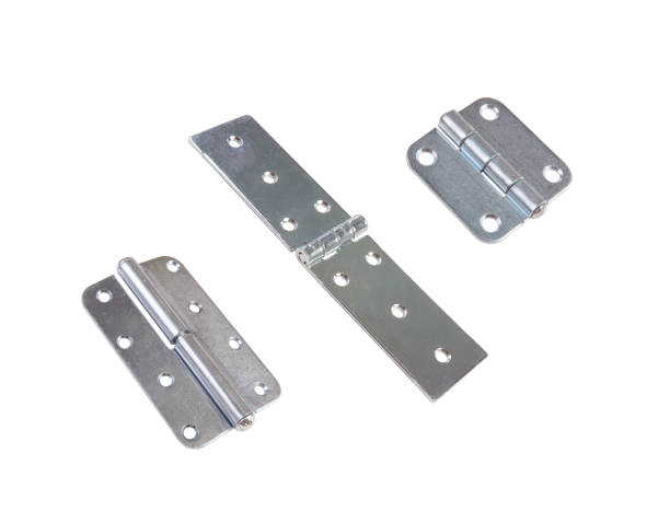 istock Metal door hinges isolated 1201518547