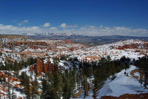istock Panoramic view of Bryce Canyon on a gorgeous winter day 1201522389