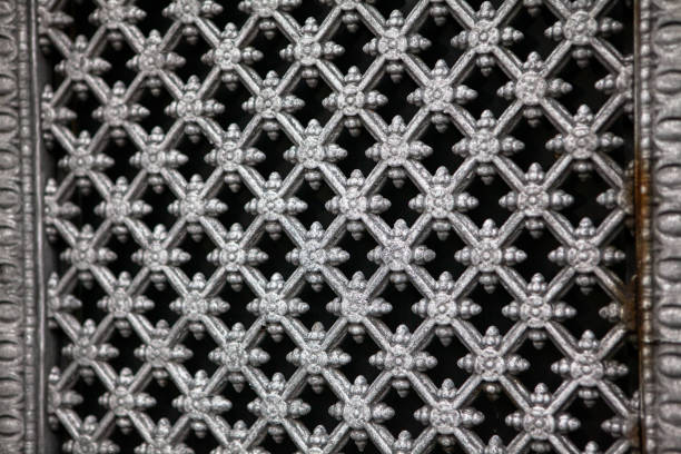 close up image of cast iron ornament